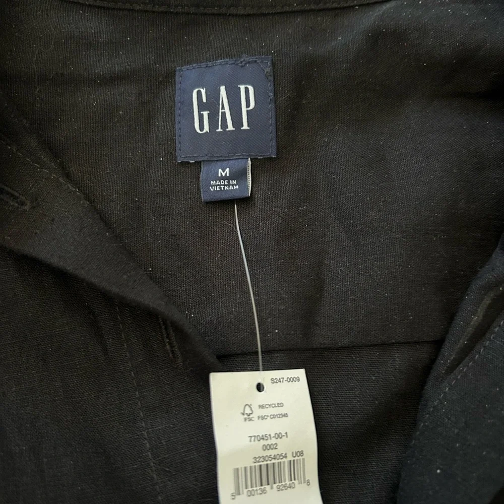 GAP Linen-Blend Shirtdress - Picture 8 of 11